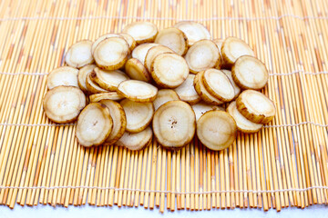 Fresh burdock roots or gobo roots