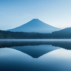 Fototapeta premium mount fuji in autumn