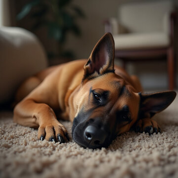 belgian malinois portrait