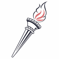 vector illustration of a sword