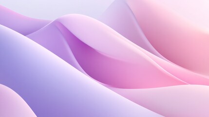 Abstract, flowing, pastel curves