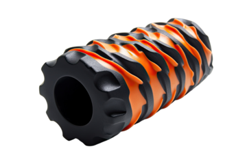 High-Quality Foam Roller for Muscle Recovery and Fitness, Ideal for Athletes and Home Workouts on transparent background
