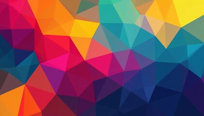 Fototapeta premium Abstract geometric wallpaper with bold contrasting colors , bold, background