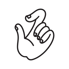 Set of hand drawn hand gestures. Human hands clapping ovation. on doodle style, vector illustration