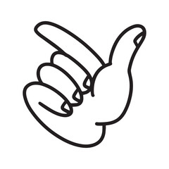 Set of hand drawn hand gestures. Human hands clapping ovation. on doodle style, vector illustration