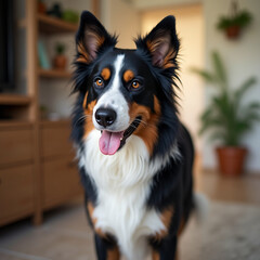 Fototapeta premium border collie dog