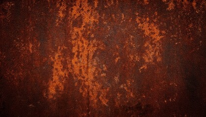 Grunge rusty orange brown metal corten steel stone concrete wall or floor background rust texture