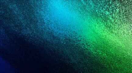 Fototapeta premium Abstract Blue Green Gradient Background Texture with Shimmering Sparkle Effect