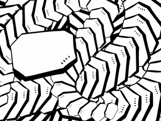 black and white of abstract background