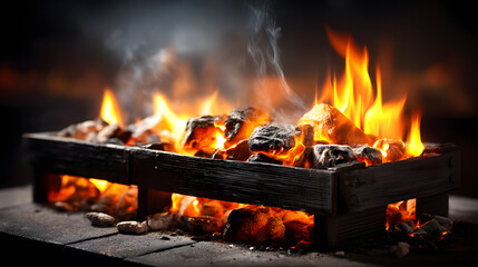 Glowing Embers: A Fire Pit's Warm Embrace