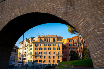 Castel Sant'Angelo, also known as Mausoleum of Hadrian, is a towering rotunda in Parco Adriano,...