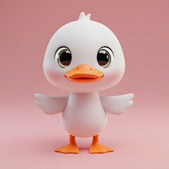 3D Cute Toy Duck