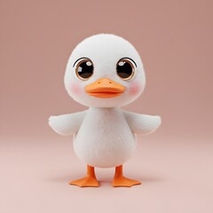 3D Cute Toy Duck