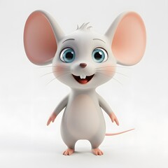 3D Cute Mouse Smile