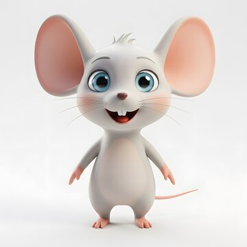 3D Cute Mouse Smile