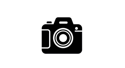 Camera icon for photography equipment and technology representing visual media and image creation, perfect for website design and graphic elements