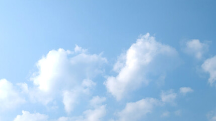 blue sky with white clouds background
