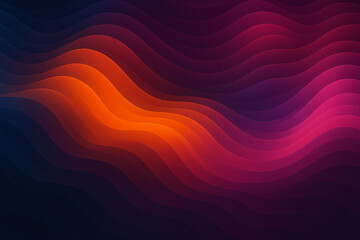 Obraz premium Vibrant Abstract Wavy Background in Red, Orange, and Purple