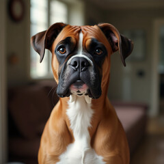 boxer portrait