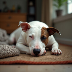 bull terrier portrait