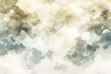 Abstract watercolor-style background.  Soft muted colors blend in a cloudy texture