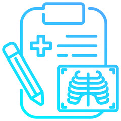 Obraz premium Radiology Icon
