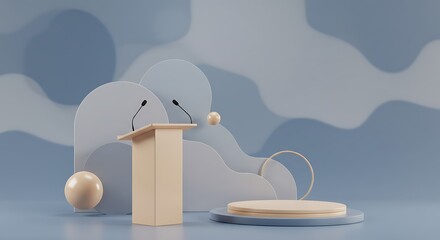 Podium of Possibilities AI Generated