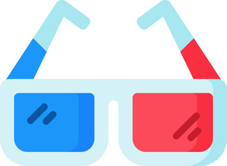 glasses illustration on a white background     