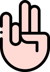 hand illustration on a white background    