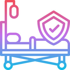 health insurance illustration on a white background     