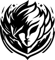 Gamer Emblem Black and White 
