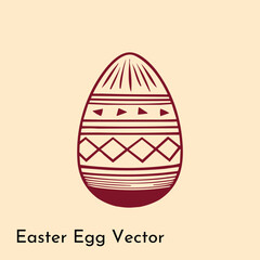 easter egg vector illustration 