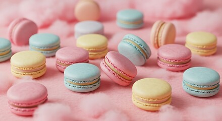 Obraz premium Pastel Dreams in Bloom AI Generated