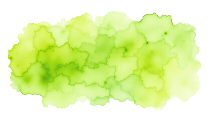 Obraz premium Abstract green watercolor texture with softness.