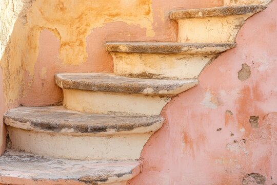 Spiral Staircase, Aged Wall