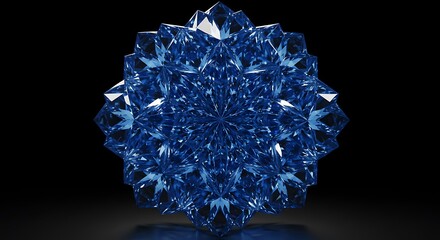 Midnight Bloom AI Generated