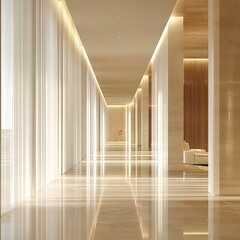 Fototapeta premium Modern Lobby Interior Design