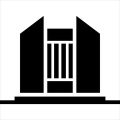 home glyph icon vector illustration isolated on white background