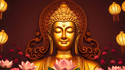 golden buddha statue