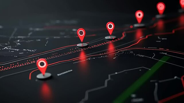 map of the city. 3 d illustration