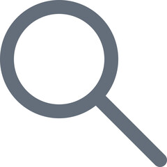 Magnifying Glass Icon Isolated
