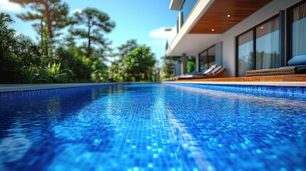 Obraz premium Luxury Poolside Villa Escape.