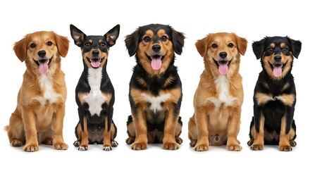 Five Smiles, One Pack AI Generated