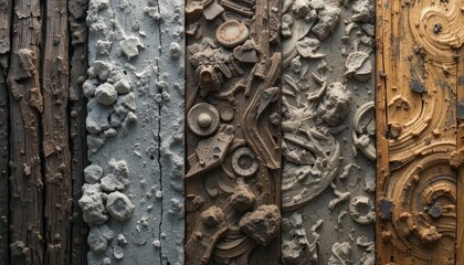 close up of a wooden door