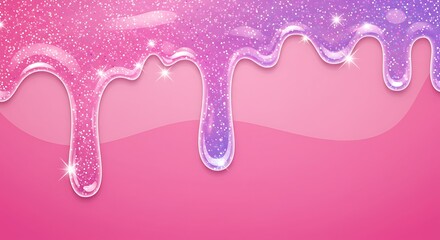 Pink Galaxy Drip AI Generated
