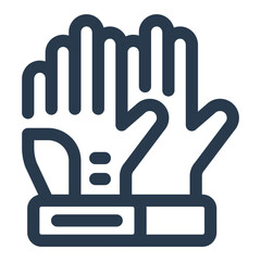 Lacrosse Protective Gloves with Palm Padding