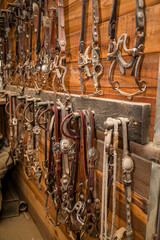vintage horse bridle harnesses