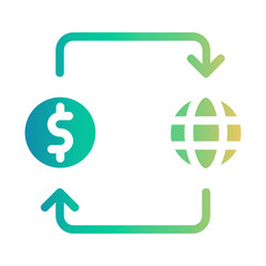 currency Gradient icon