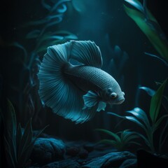 Siamese fighting fish