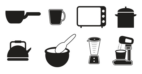 set of kitchen tools